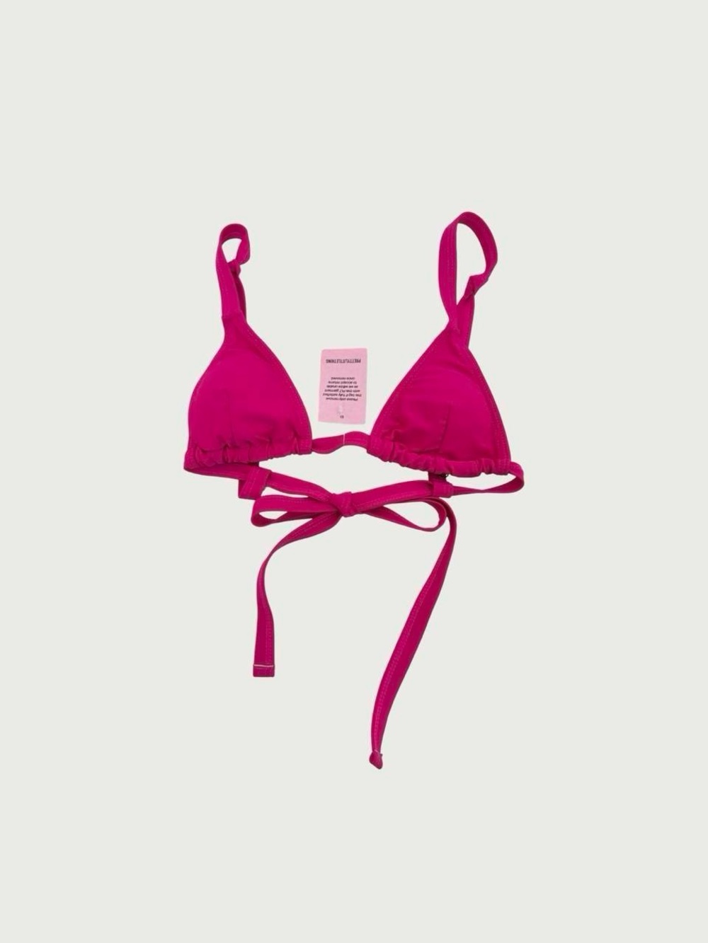 Hot Pink Micro Bikini Top